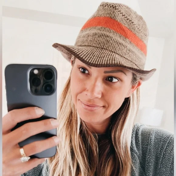 Theodora & Callum Beige/Tan Wool Fedora with Brown Leather Band THEODORA & CALLUM BRIM BEIGE WOOL HAT ONE SIZE | eBay main image 4